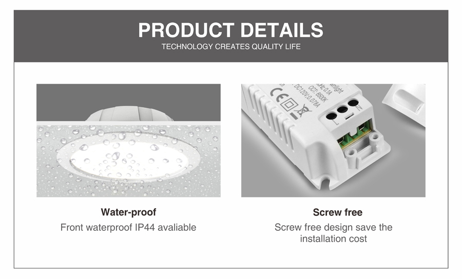 Dimmable LED Downlights- RS-RD-0715-MW