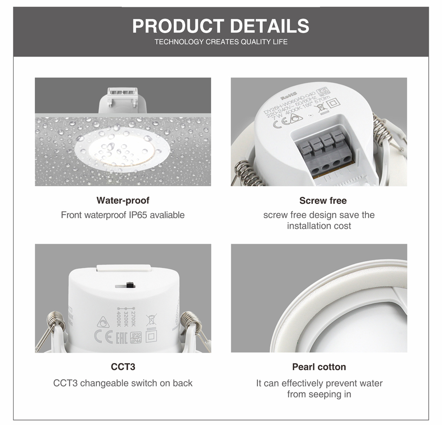 LED Light Downlight- RS-RD-0515-MW